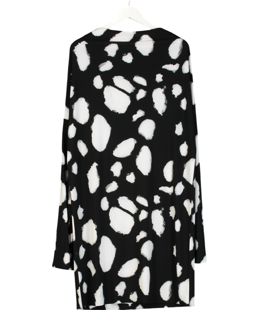 Norma Kamali off-the-shoulder convertible printed stretch-jersey midi dress UK L