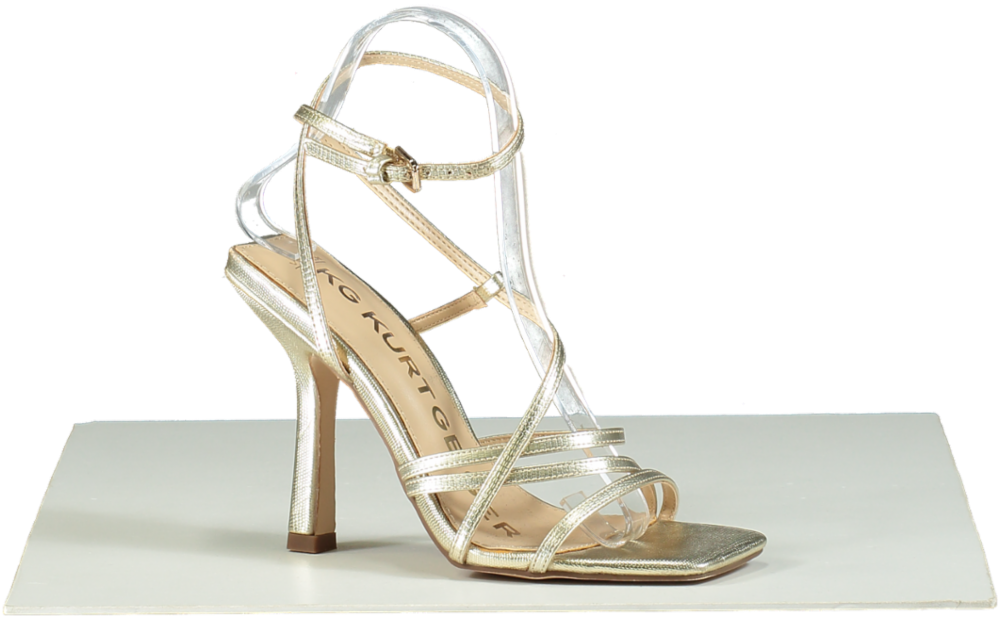 Kurt Geiger Alexa Gold Strappy Heels UK UK 3 EU 36 👠