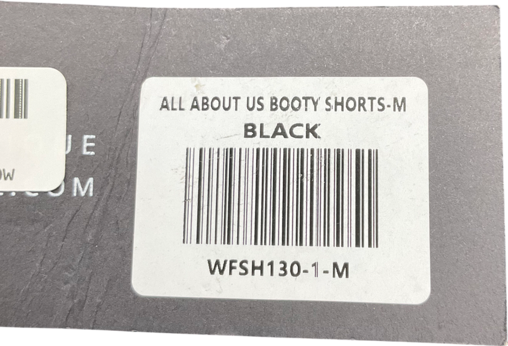 White Fox Black All About Us Booty Shorts UK M