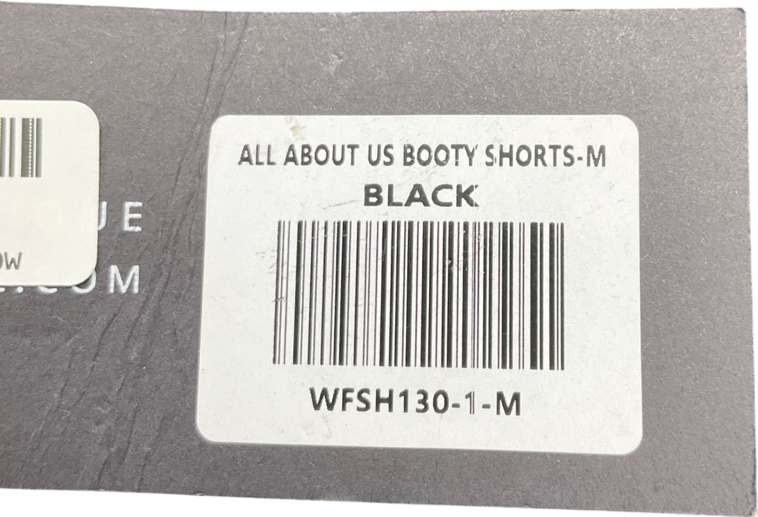 White Fox Black All About Us Booty Shorts UK M