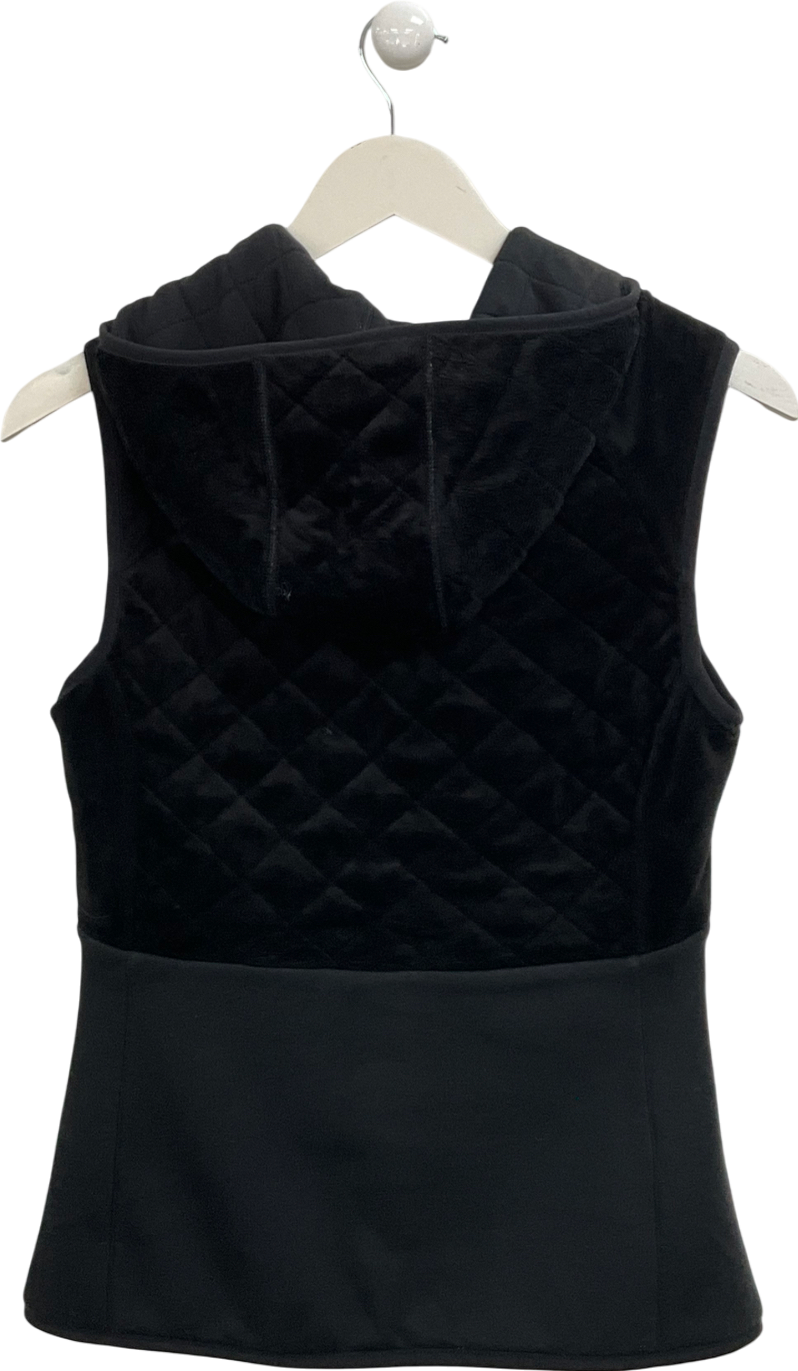 The North Face Black Reversible Jersey And Fleece Gilet UK S