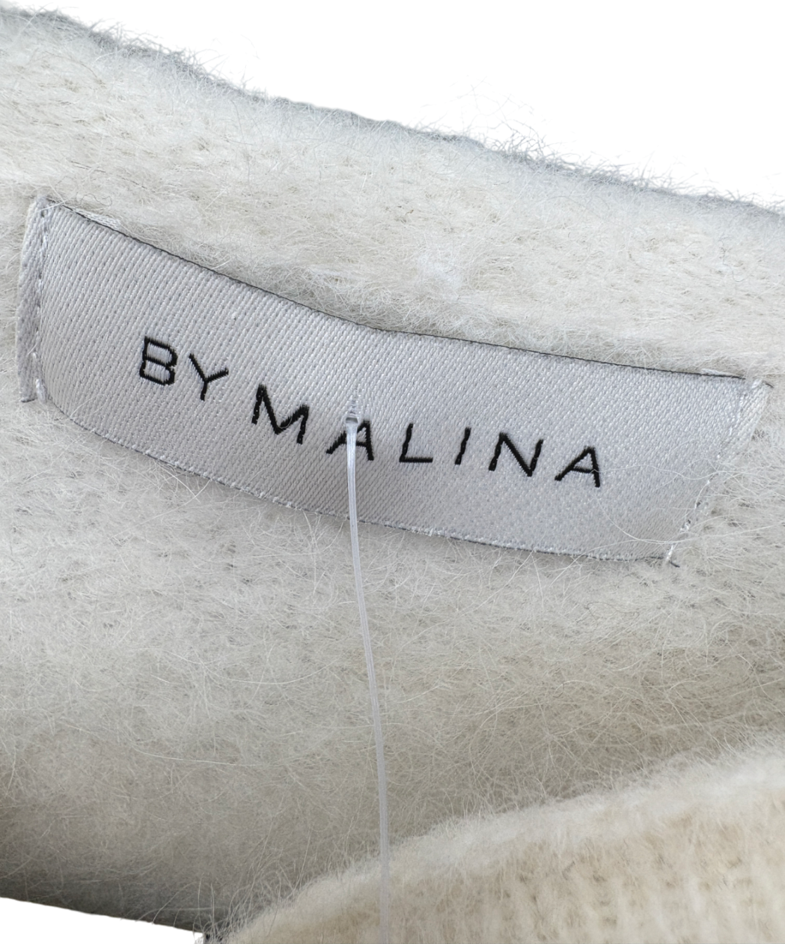 By Malina Cream Wool Sweater Dress UK S