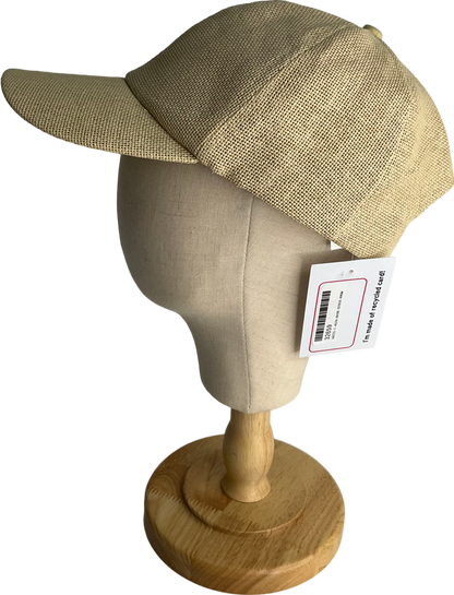 H&M Beige Straw Cap UK M/L