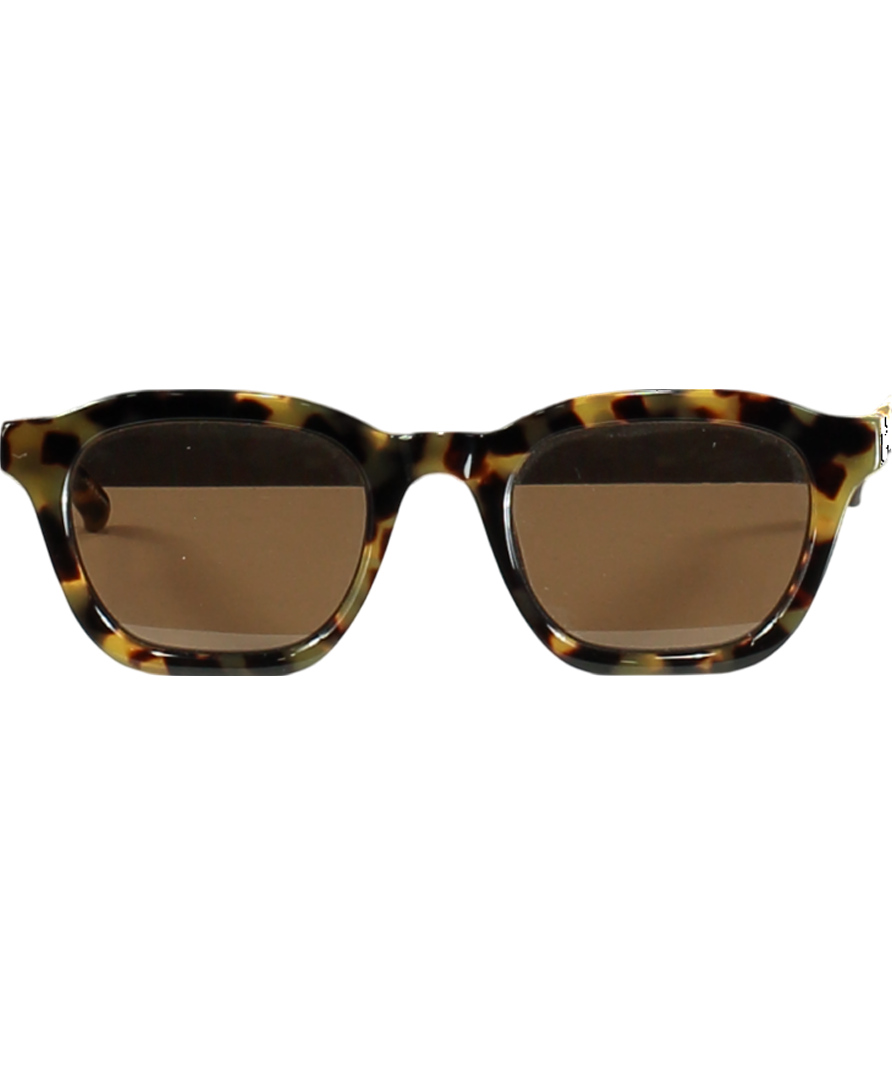 The Attico Brown Haynes D-frame Square Sunglasses In Tortoiseshell