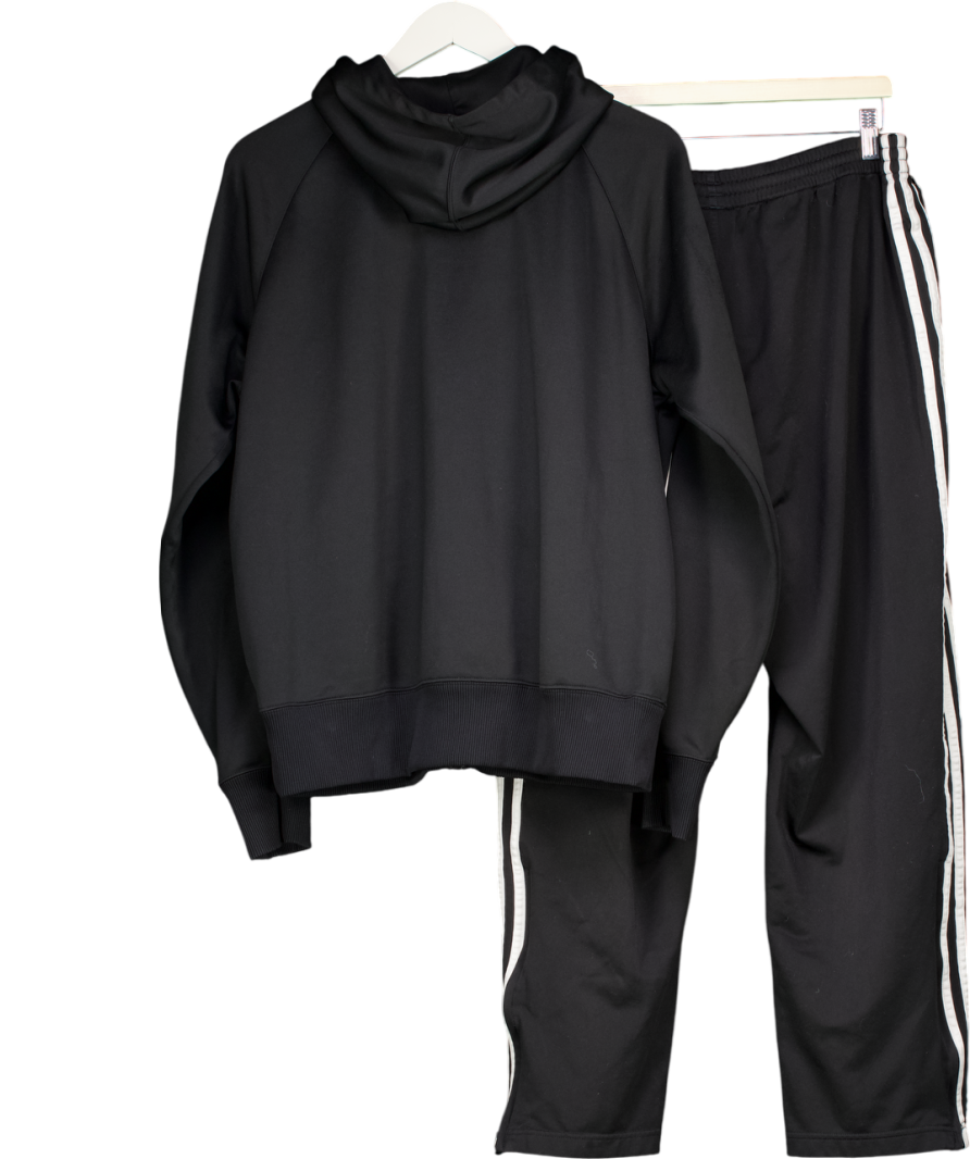 Nike Black Air Zip Up Hoodie And Joggers UK L