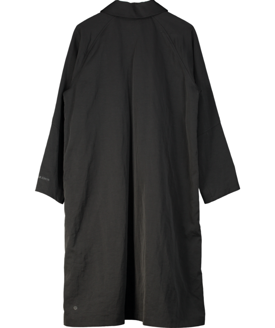 Lululemon Black Lab Oversized Lightweight water-repellent Coat UK 10
