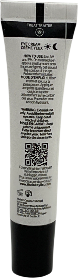The Inkey List Caffeine Eye Cream 15ml