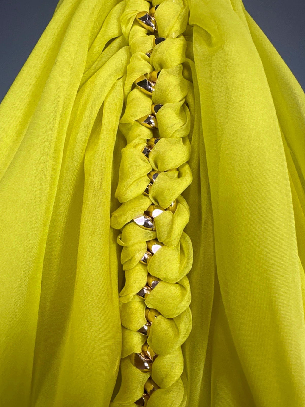 The Dolls House Yellow Draped Gown UK S