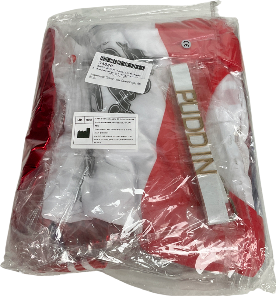 Antsparty Red Harley Quinn Costume UK M