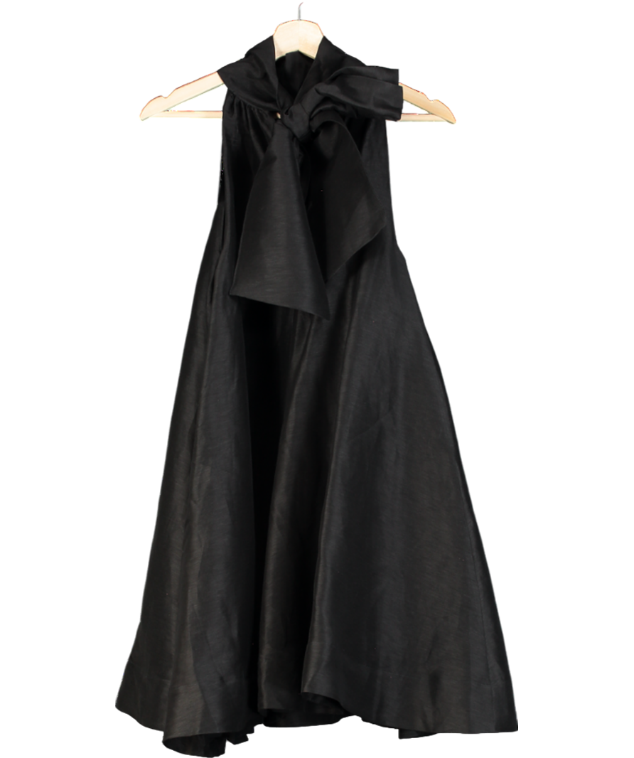 Sezane Black Leontina Dress UK 8