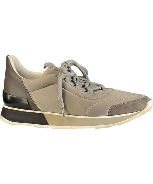 Hermès Beige Taupe Stadium Low Trainers UK 4 EU 37 👠