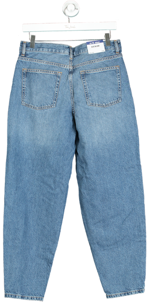 New Look Blue Denim Barrel Leg Jean UK 10