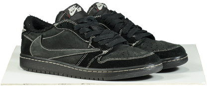 Nike Black Air Jordan 1 Low OG SP Travis Scott Trainers UK 6.5