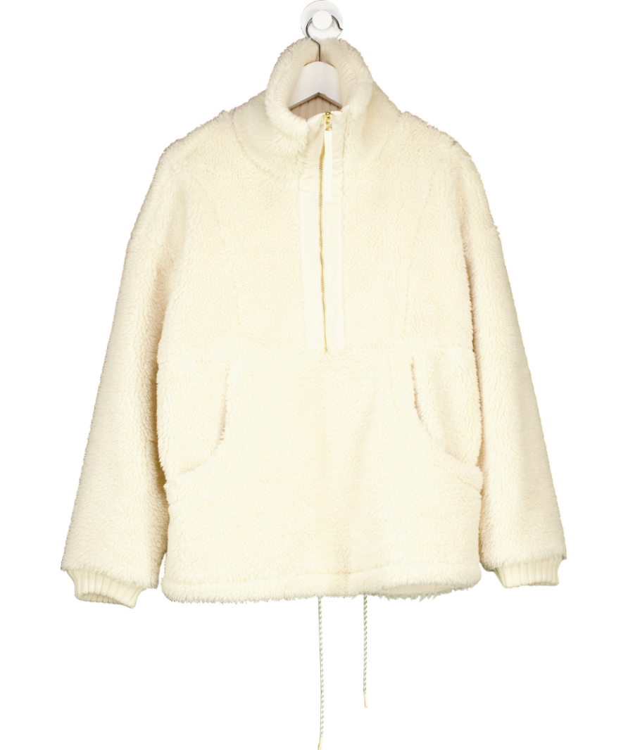 Varley Cream Posey Sherpa Jacket UK S