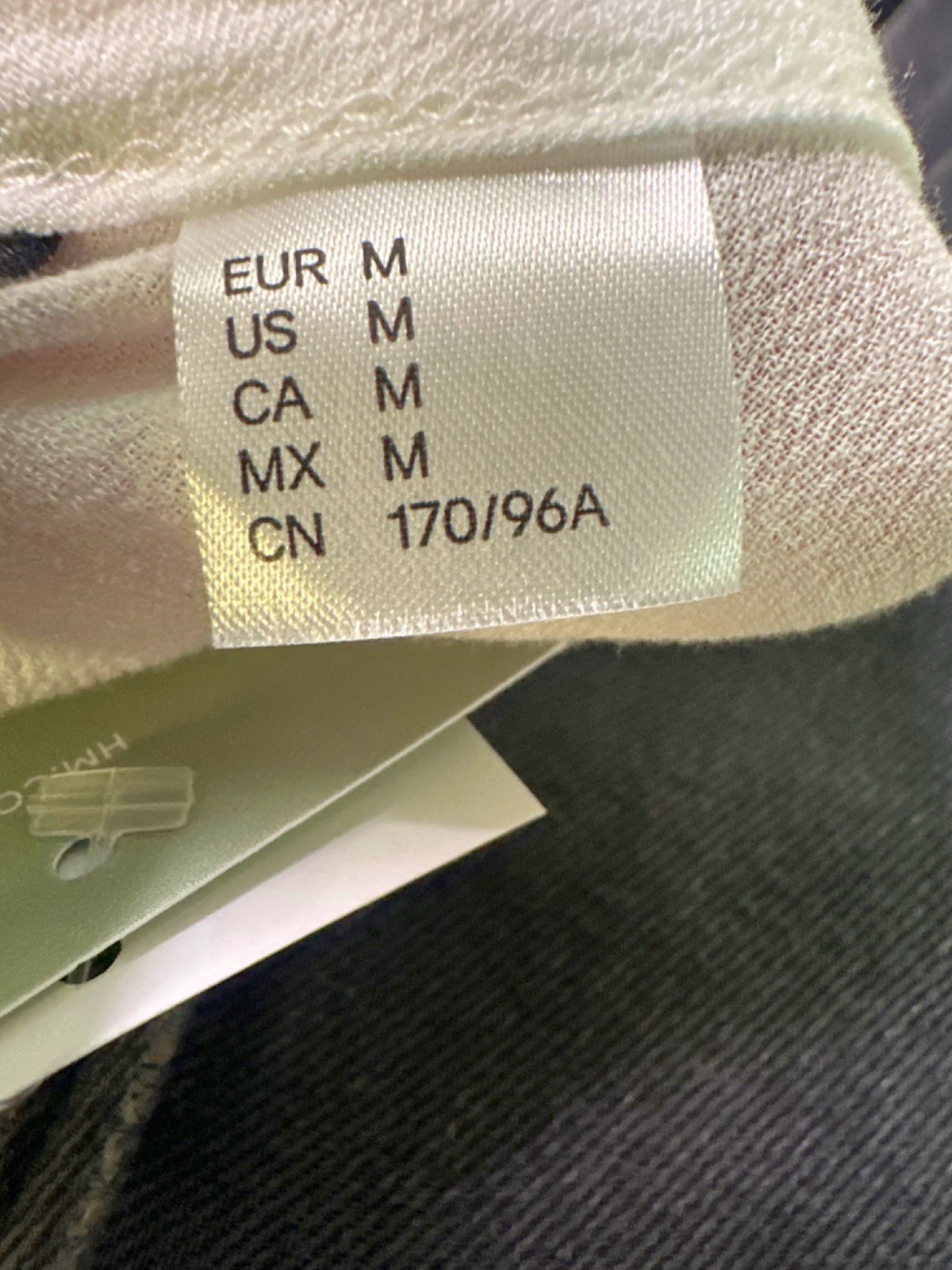 H&M White Divided Tank Top UK M