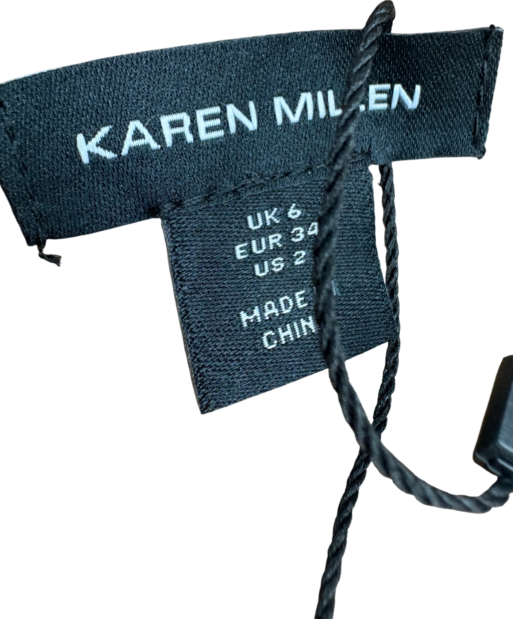 Karen Millen Brown Faux Leather Midi Pencil Skirt UK 6