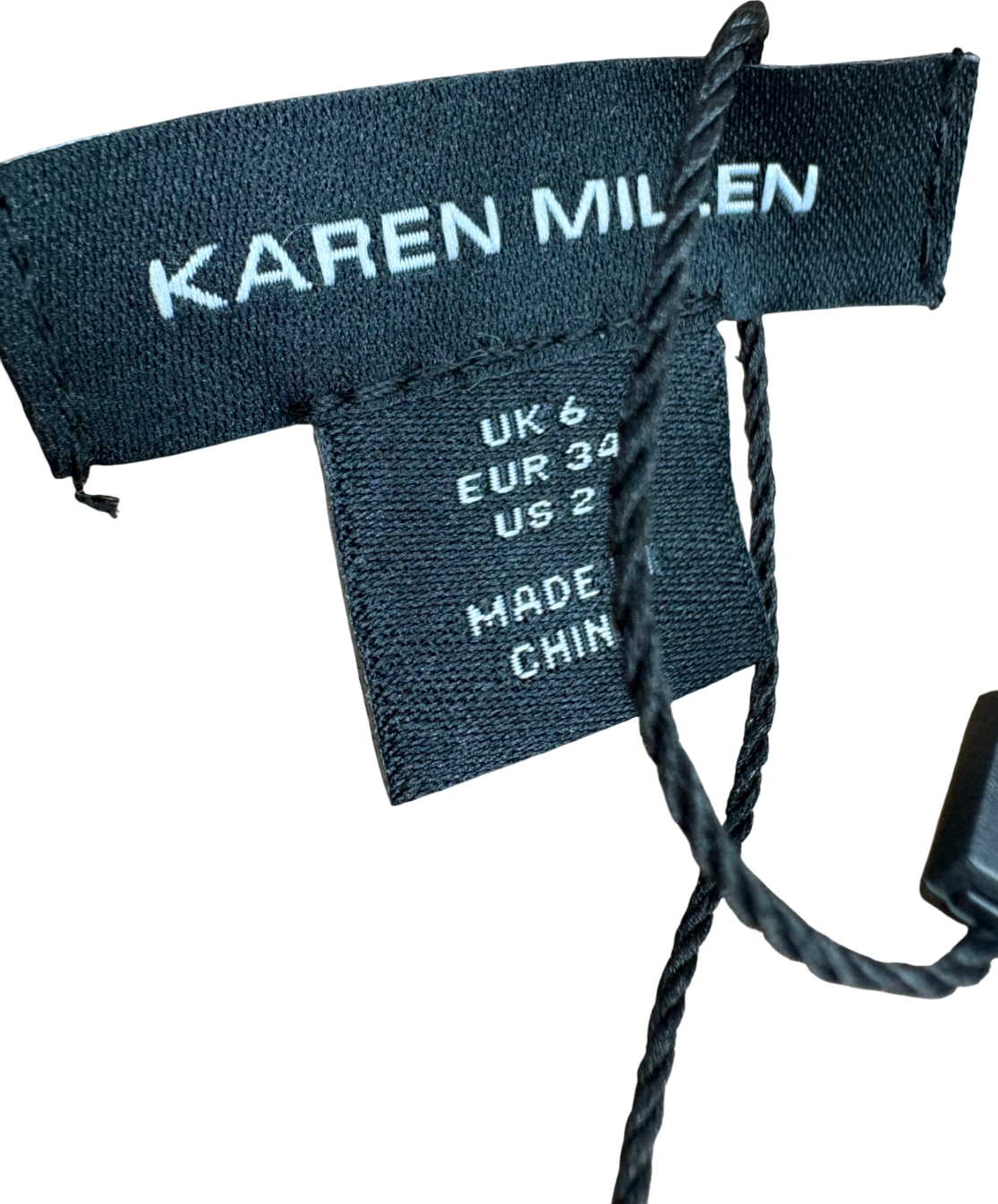 Karen Millen Brown Faux Leather Midi Pencil Skirt UK 6