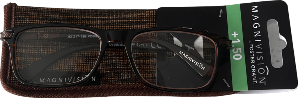 magnivision Edward Lenses Brown +1.5