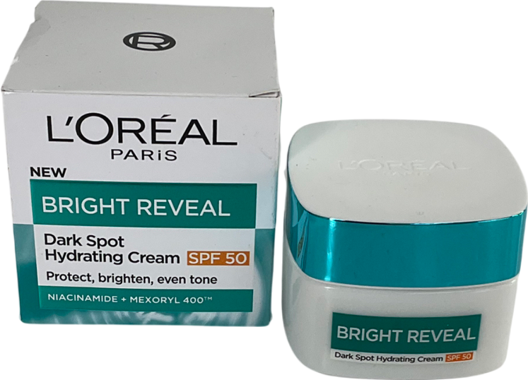 Loréal Paris Bright Reveal Dark Spot Hydrating Cream Spf 50 Niacinamide 50ml