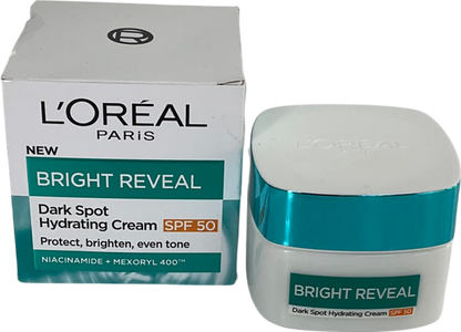 Loréal Paris Bright Reveal Dark Spot Hydrating Cream Spf 50 Niacinamide 50ml