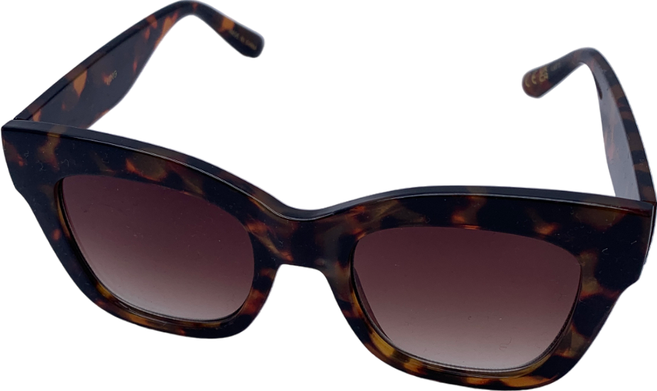MANGO Brown Fatima Acetate Framed Sunglasses One Size