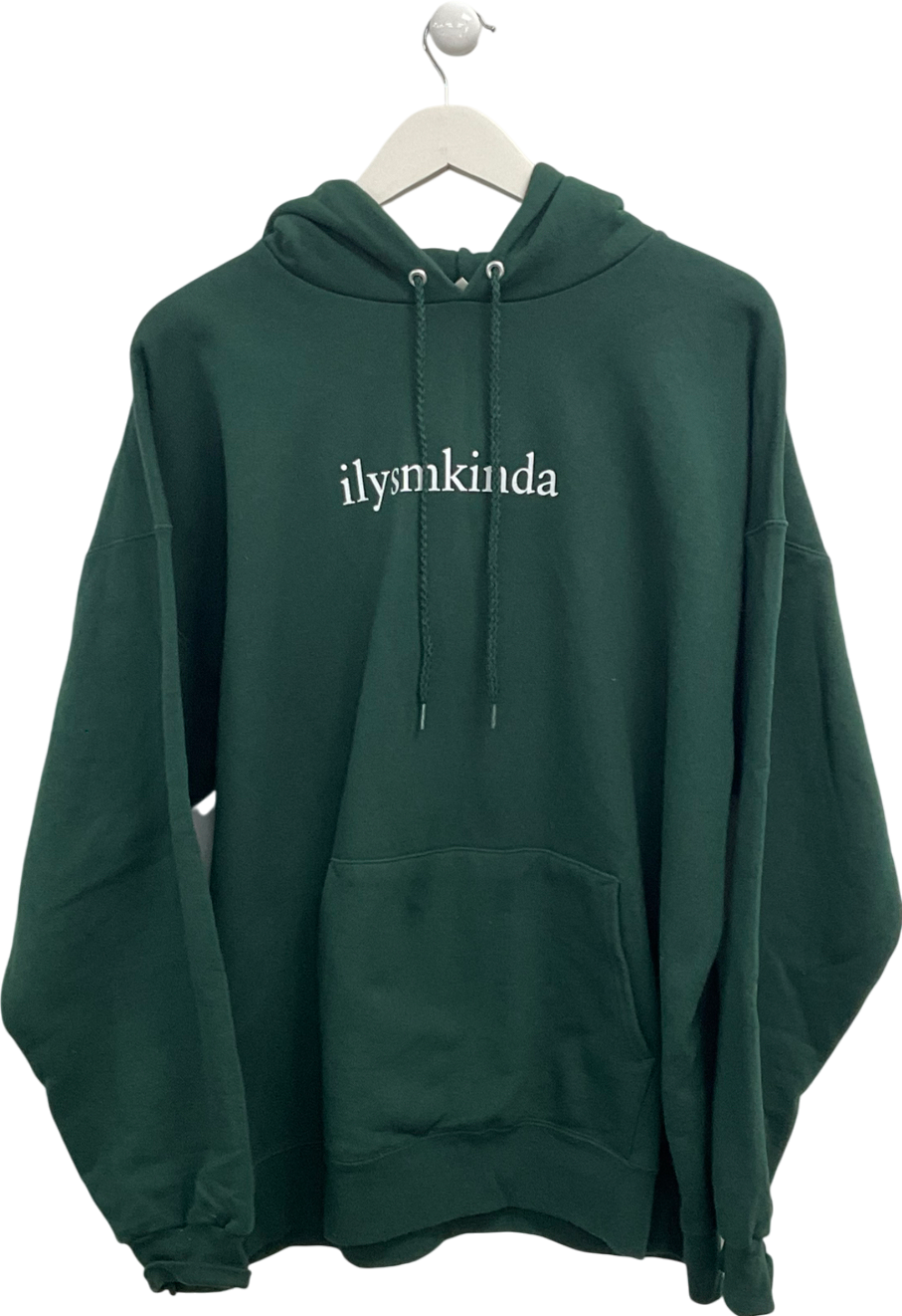 Hanes Green I Love You So Much Hoodie UK XL