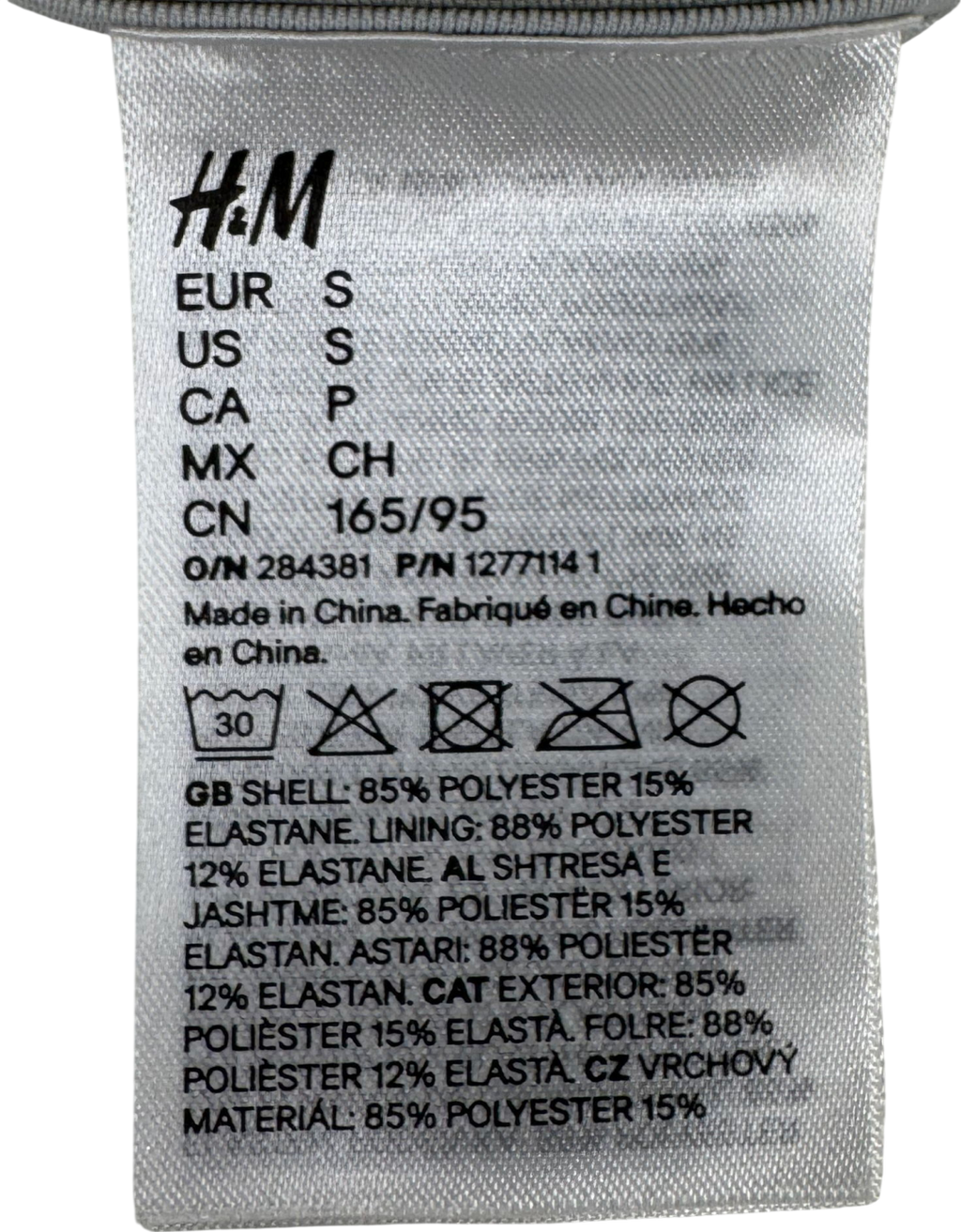 H&M Metallic Shiny Bikini Bottoms UK S