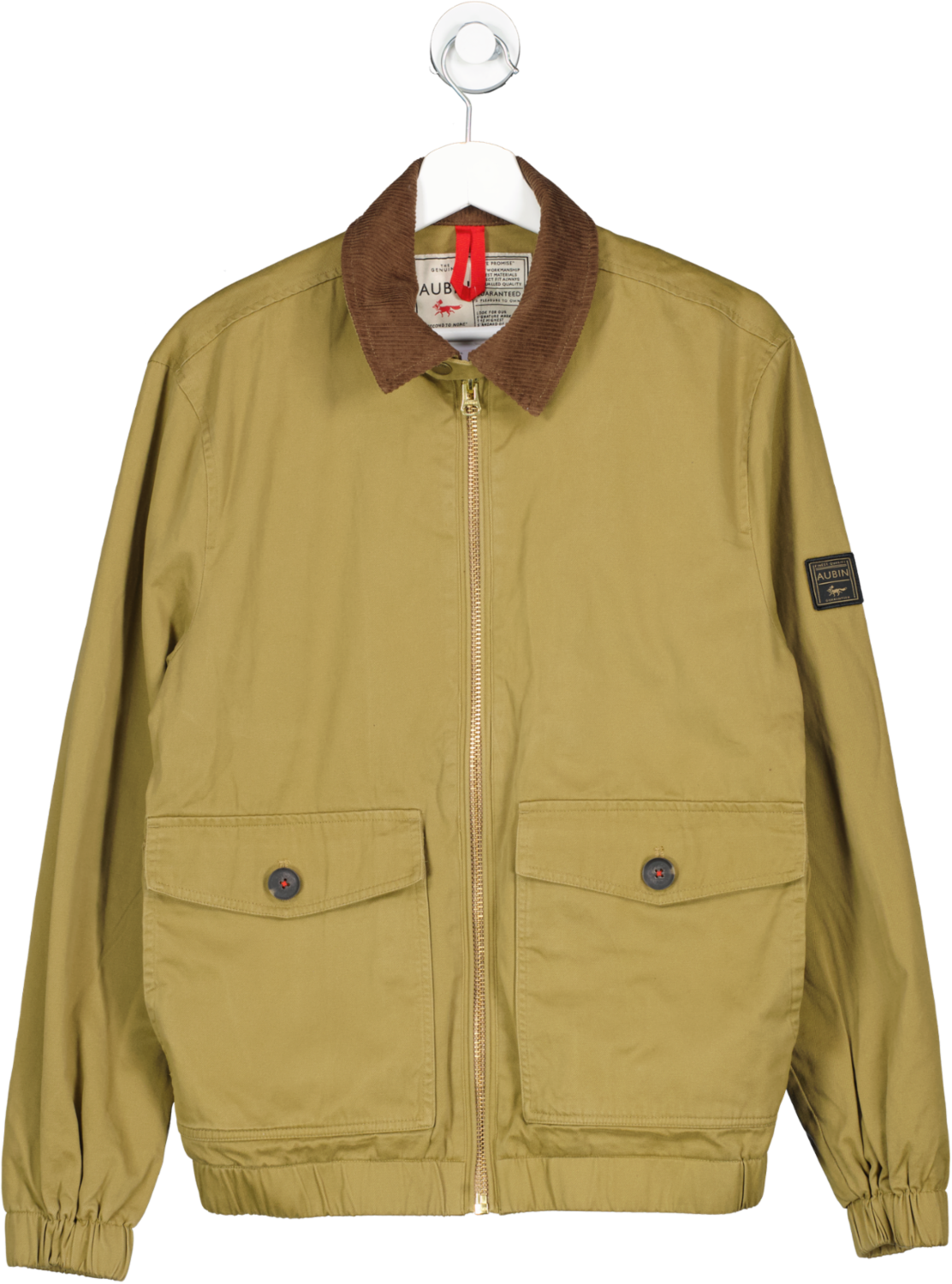 Aubin Brown Canvas Jacket UK S