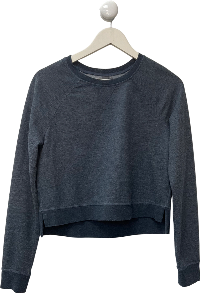 Sweaty Betty Blue After Class Crop Sweatshirt UK M