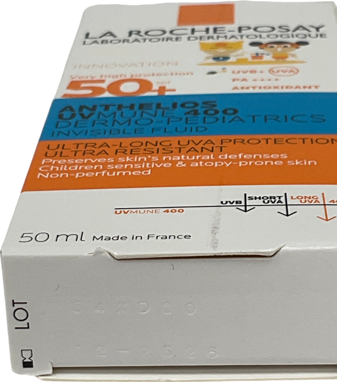 La Roche-Posay Anthelios Uvmune 400 Dermo-pediatrics Kids Ultra Light Invinsible Fluid Spf 50+ 50ml