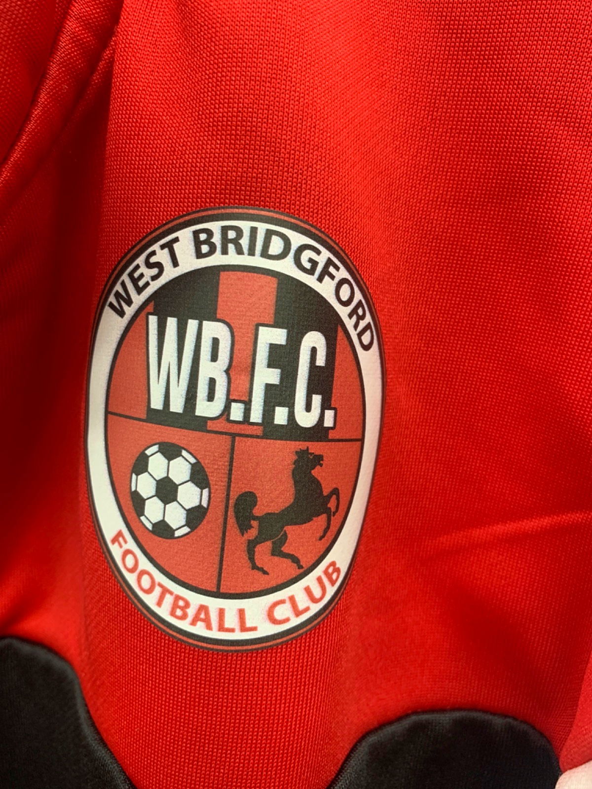 Kappa Red/Black West Bridgford Football Club Jacket UK XL