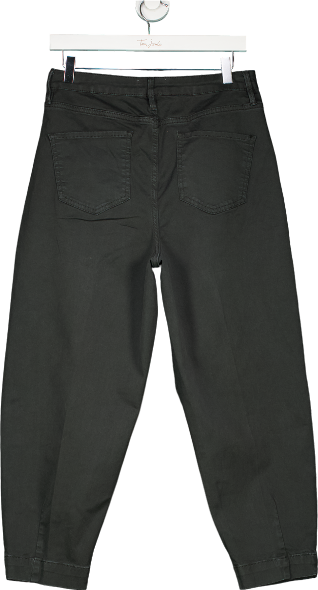 Frame Black Pleated Barrel Leg Trousers W28