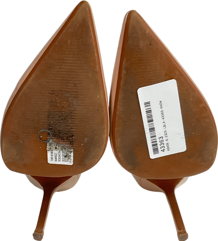 River Island Nude Beige Pointed Toe Court Heels UK 3 EU 36 👠