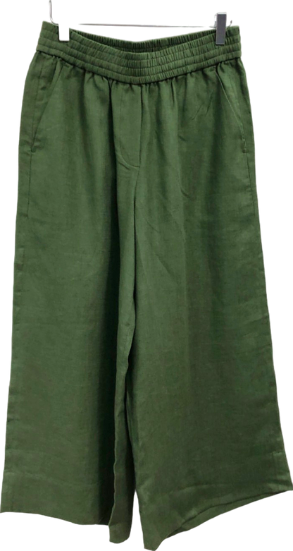 WYSE Green Linen Trousers UK 8