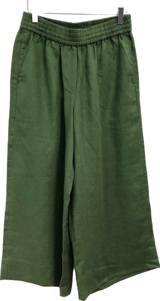 WYSE Green Linen Trousers UK 8