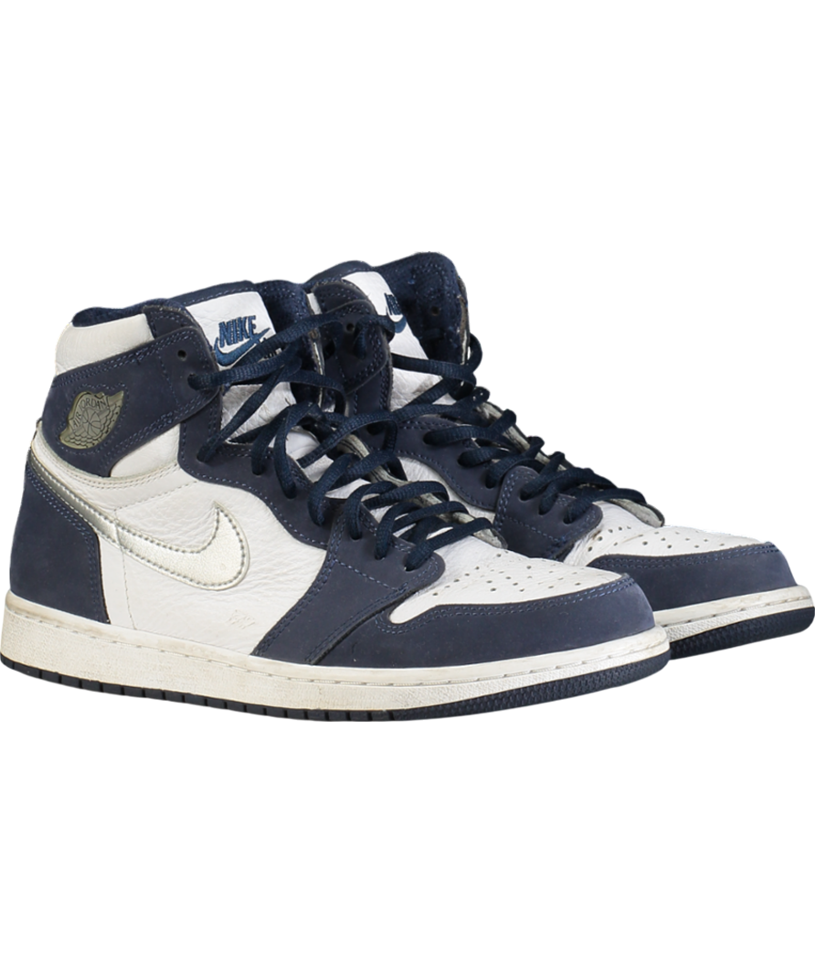 Nike Blue Air Jordan 1 Retro High 'japan Midnight Navy' 2020 UK 7 EU 40 👠