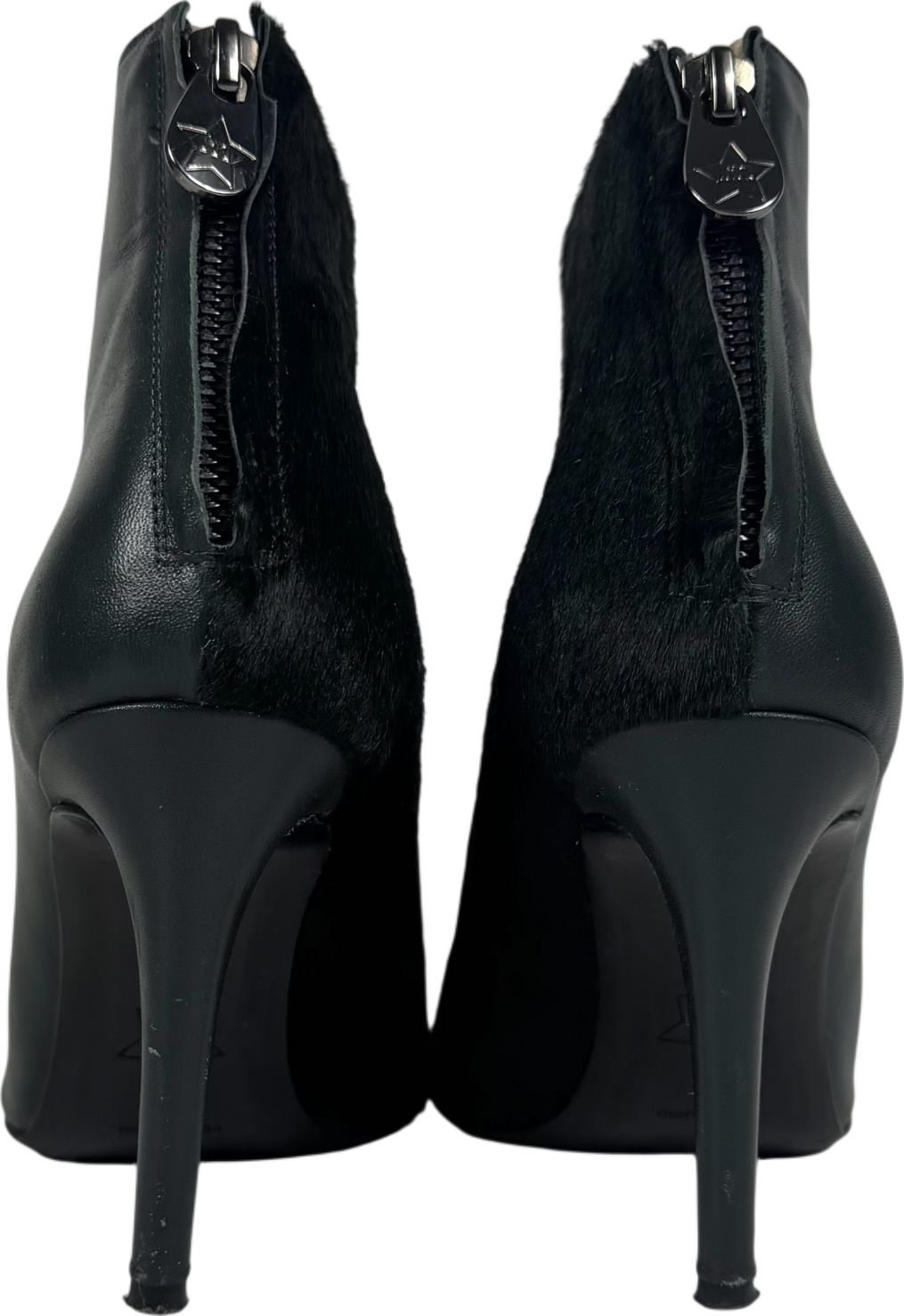 Rosamund muir Black Paulina Dou Texture Dark Boots UK 5 EU 38 👠