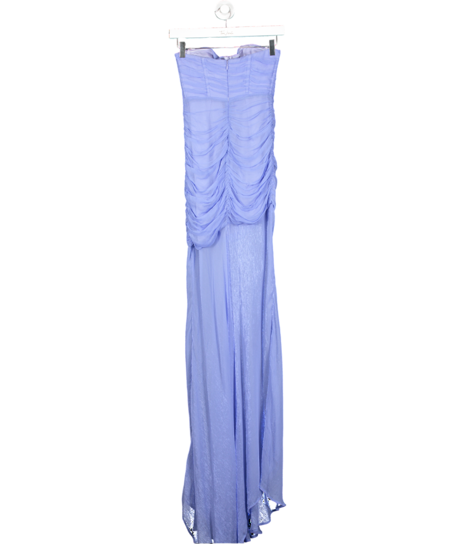 Camila Coelho Purple Loire Maxi Dress Gown UK XXS