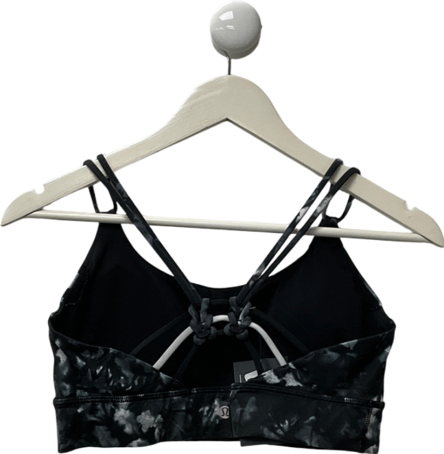 Lululemon Black Sunshine Salutation Sports Bar UK S/M
