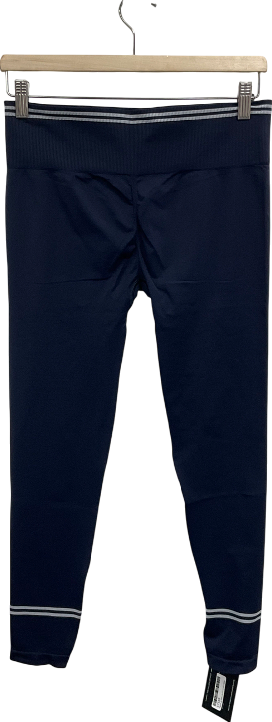 gymshark Blue Contrast Seamless Leggings UK L