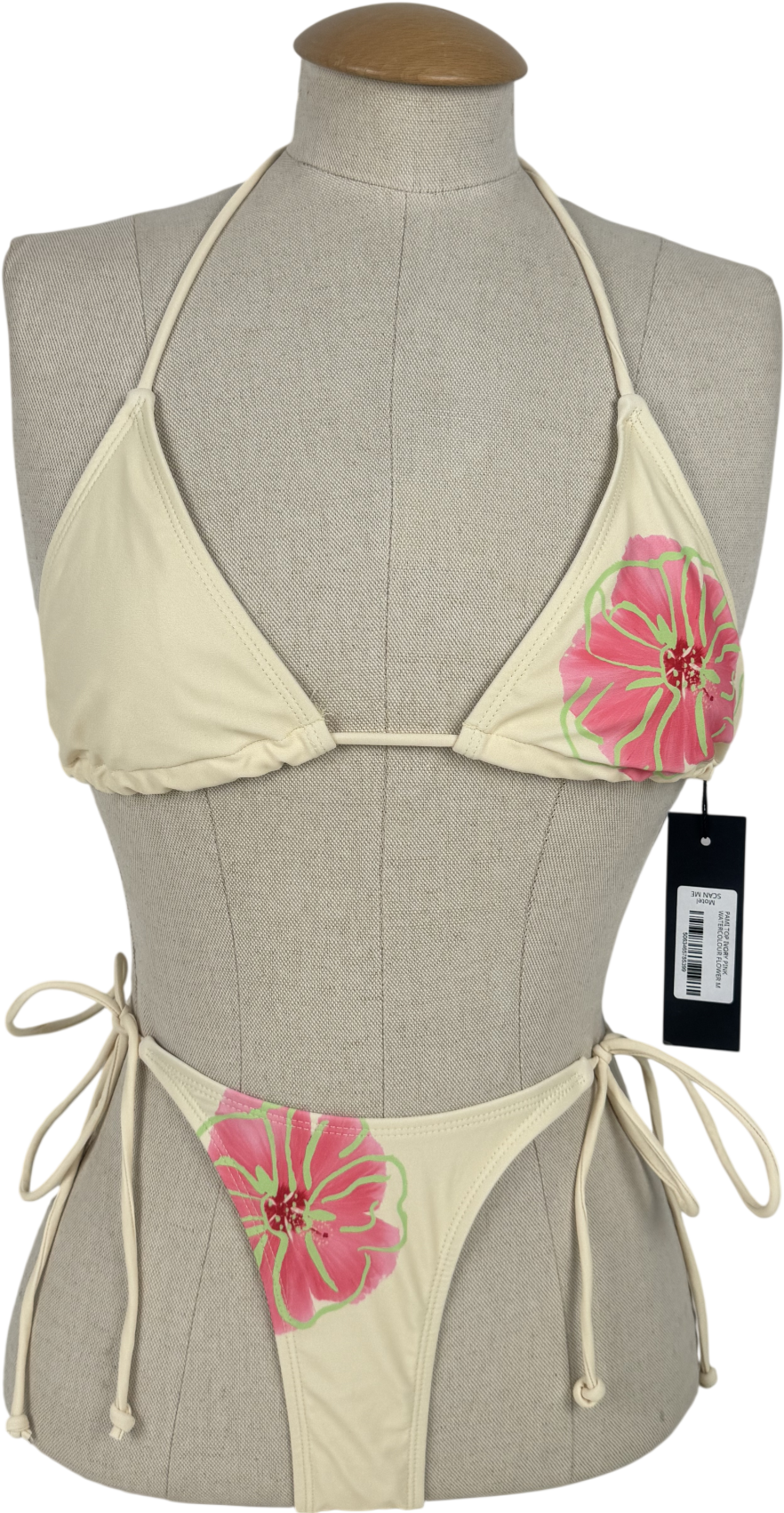 Motelrocks Yellow Pami Bikini Set UK S/M
