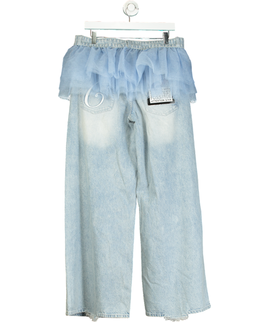 Cheap Monday Blue Poser Jeans With Detachable Tutu Belt W29