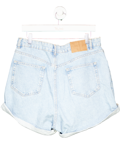 ZARA Blue Denim Shorts UK 14