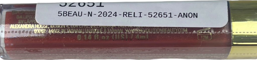 Revolution Pro Vegan Collagen Peptide Lip Gloss Ruby 4ml