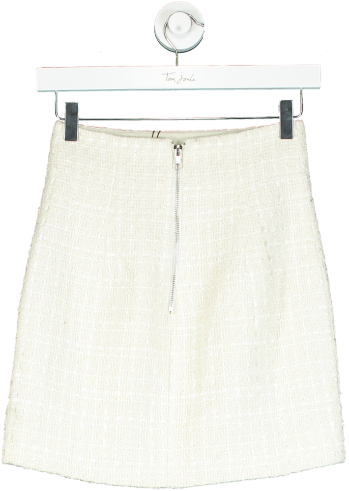 Mossman White Take The Lead Skirt UK 6