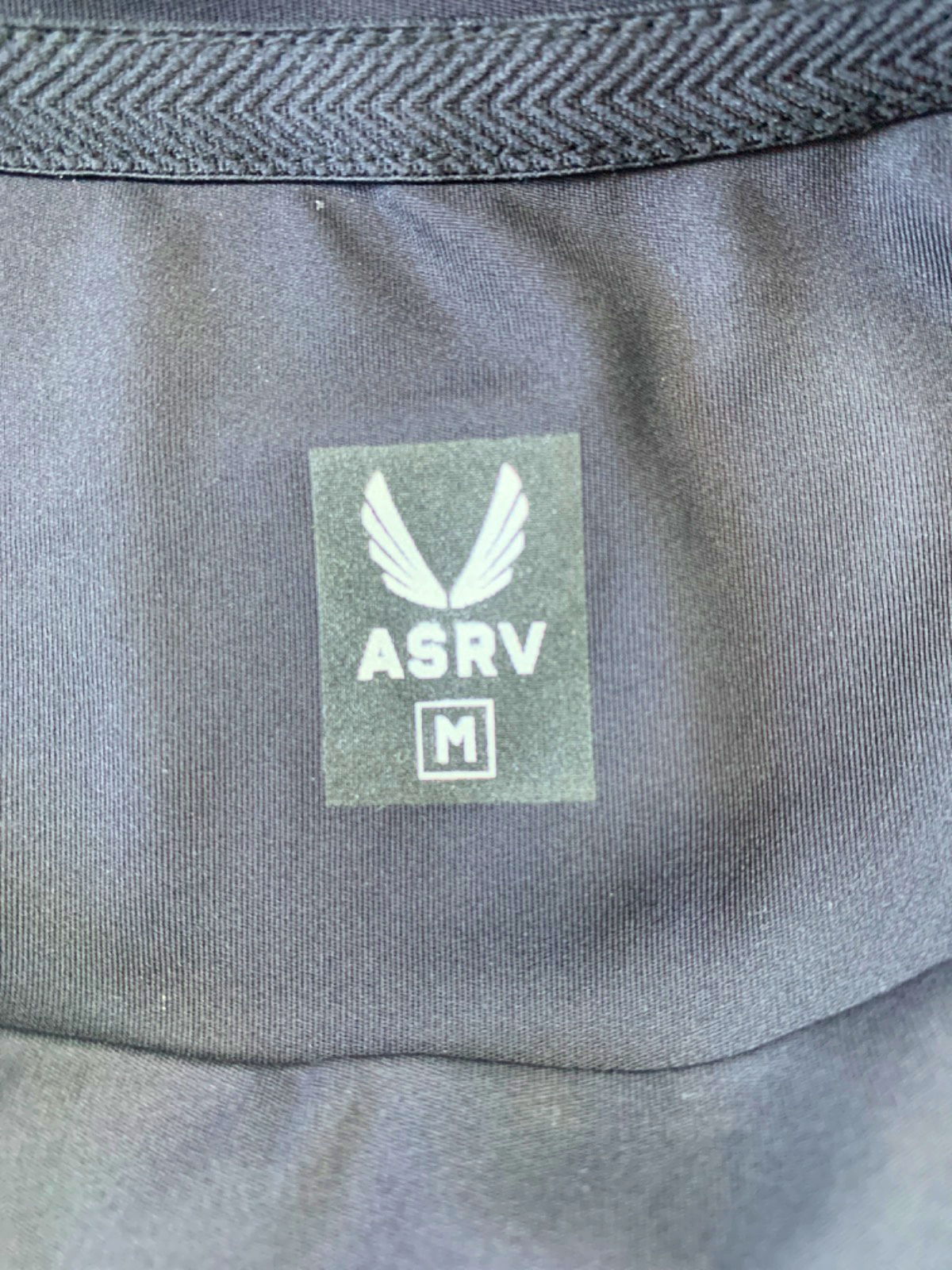 ASRV Black Sleeveless Training Top M