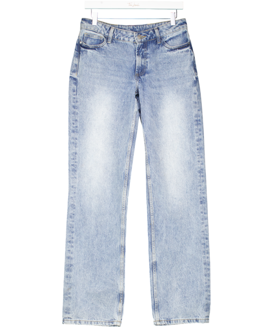 Noughts & Kisses Blue Straight Leg Jeans UK 8