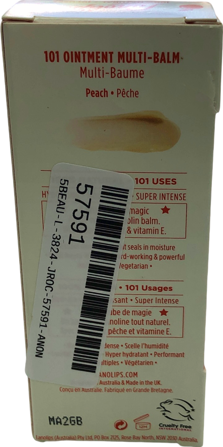 Lanolips 101 Ointment Multi-Balm Peach 10g