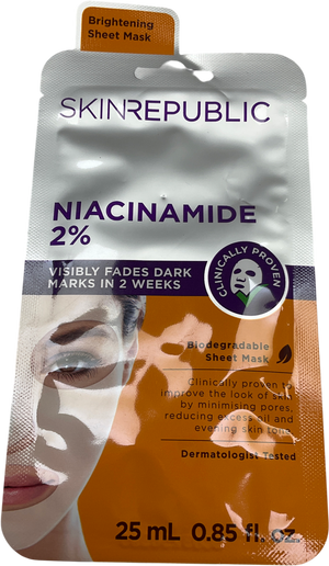 Skin Republic Niacinamide 2% Face Sheet Mask 25ml