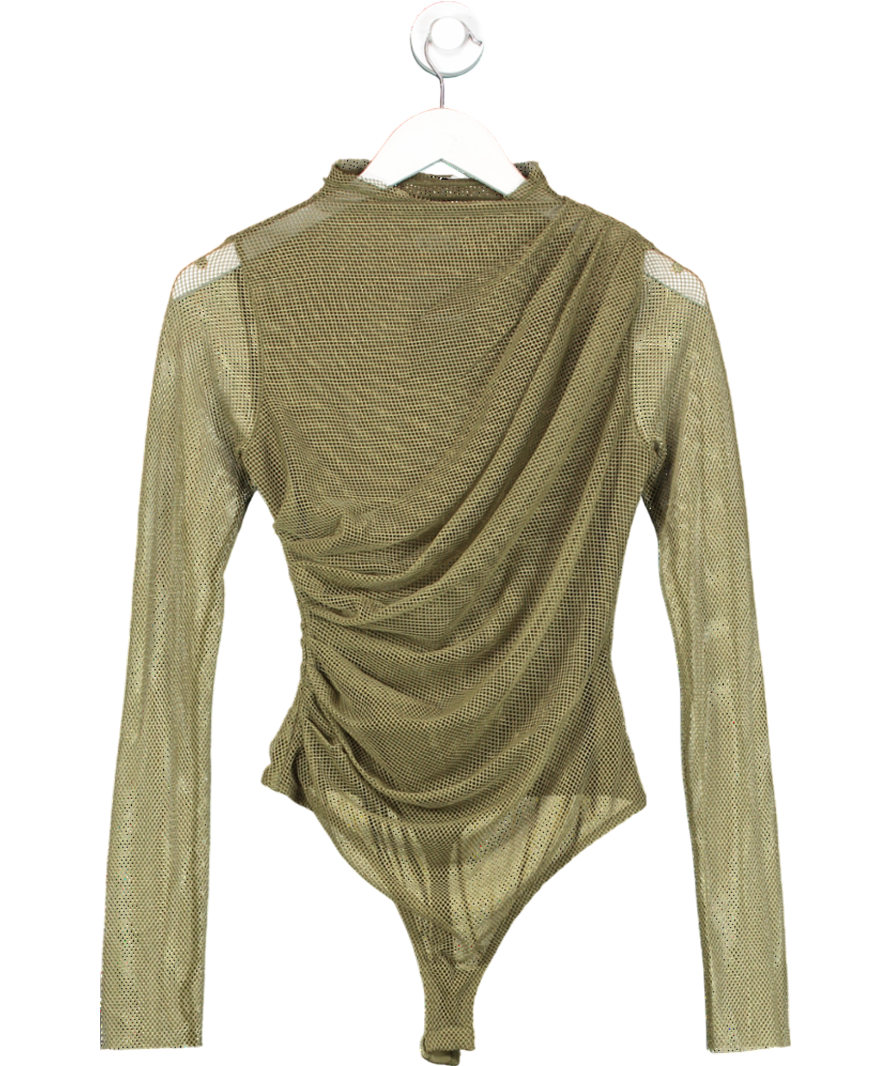 Free People Green On My Way Bodysuit UK S